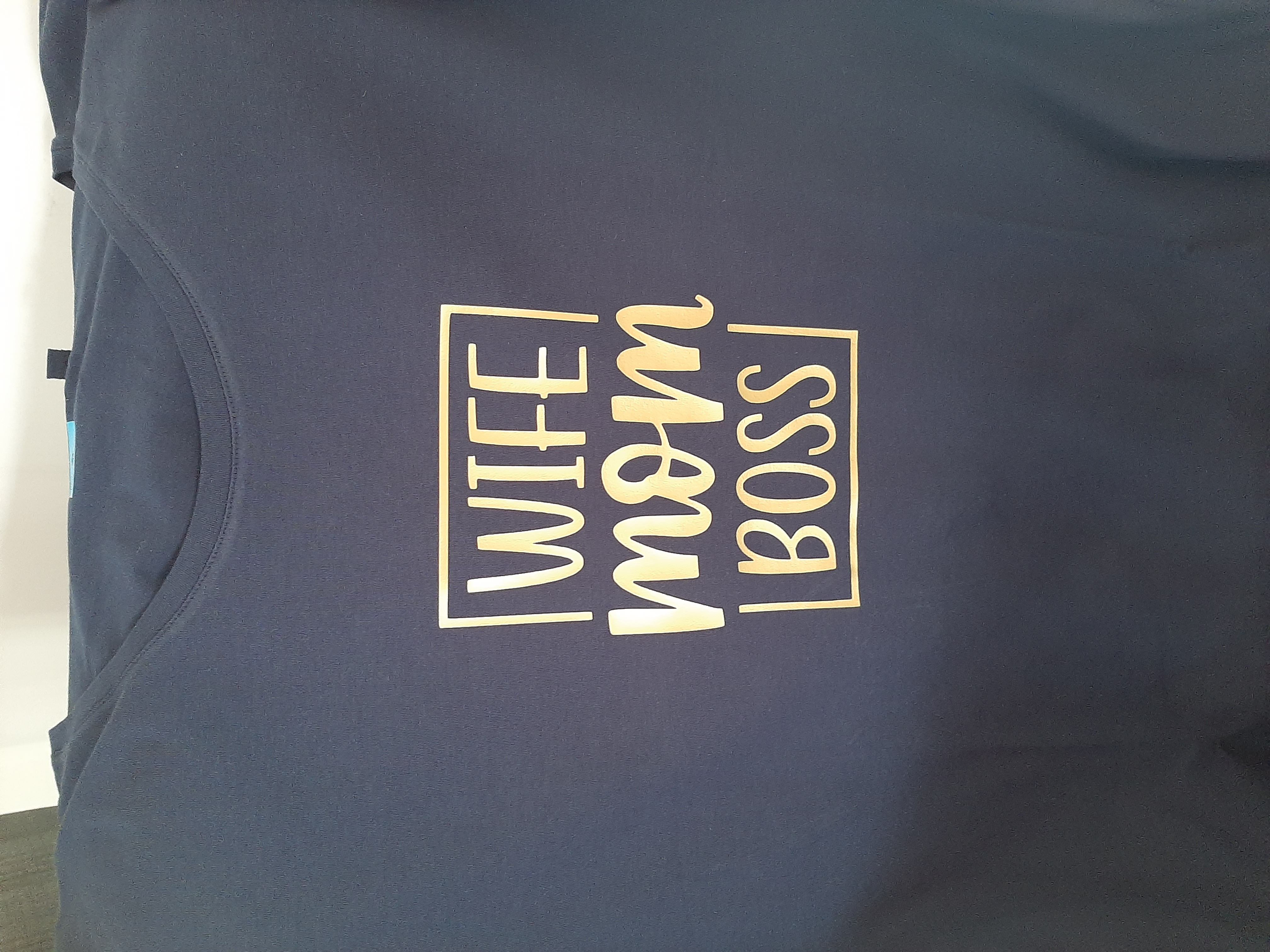 T-shirt: Wife, Mom, Boss